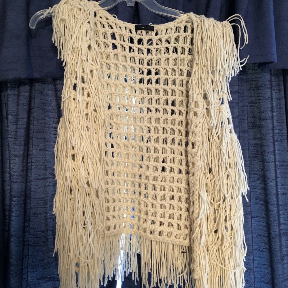 Shaggy vest